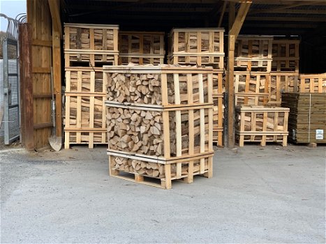 Ovengedroogde houtblokken en eiken brandhout 2M3 - 4