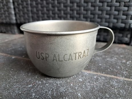 RVS replica Inmate Cup USP Alcatraz beker - 0