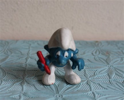 Smurf met potlood - 0