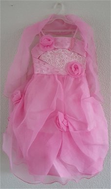 98-104 Roze bruidsmeisjesjurk prinsessenjurk Feestjurkje Pink