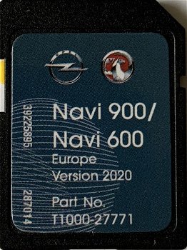 ✅ OPEL navi 900 / navi600 Europa update sd kaart 2020-2021 - 0