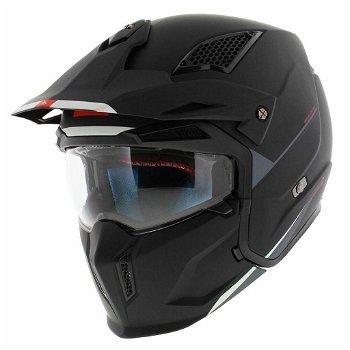 NIEUWE HELM MT| STREETFIGHTER S| SV|22.06 KEUR| L=59/60CM| ZWART MAT - 1