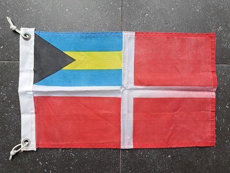 Bahamas Koopvaardijvlag Bootvlag vlag 47x28 - 0