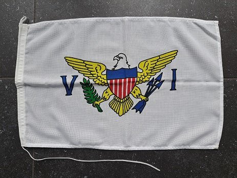 Amerikaanse Maagdeneilanden Koopvaardijvlag Bootvlag vlag 47x29 - 0