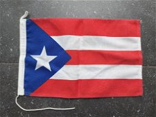 Puerto Rico Vlaggetje Bootvlag 32x21