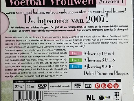 10DVD Voetbal Vrouwen Seizoen 1 t/m 3 complete serie - 1