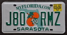 Nummerplaat Florida USA