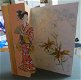 Oosterse dame met een waaier (oranje kaart) - 2 - Thumbnail
