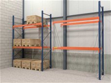 Palletstelling 5.000 x 2.700 x 1.100 mm (3.000 kg per liggerpaar) Beginsectie