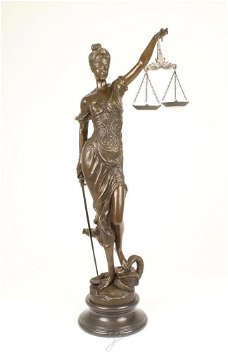 Vrouwe Justitia , brons , xl
