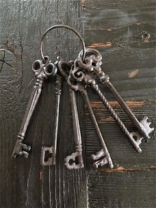 decorratieve sleutelbos , sleutels