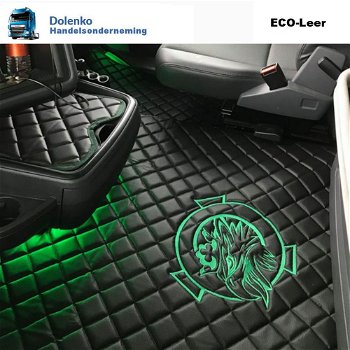 Super kwaliteit ECO Leather Tunnelhoezen en Vloermatten doorgestikt of glad - 4