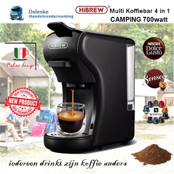 Hibrew 4 in 1 koffie machines voor thuis of mobiel gebruik. - 1