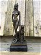 Cleopetra , bronzen beeld van Cleopatra , panter - 6 - Thumbnail
