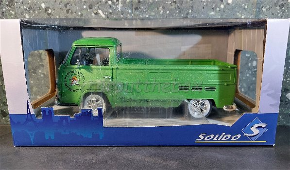 VW T2 Pick up groen 1/18 Solido Sol067 - 3
