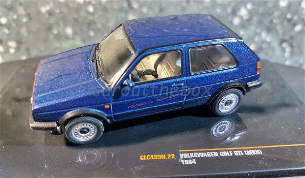 VW Golf GTi MKII 1984 blauw 1/43 Ixo V904 - 0
