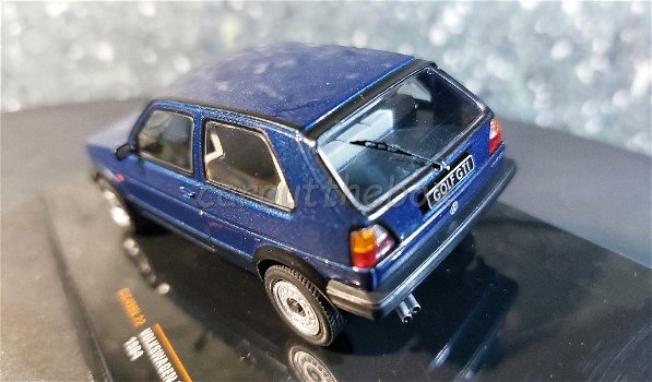VW Golf GTi MKII 1984 blauw 1/43 Ixo V904 - 2