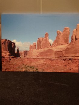 Foto op canvas USA 100 x 75 cm - 0