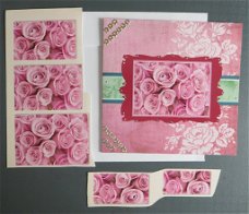 Boeket rozen ---> roze