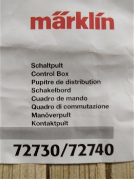 Marklin schakelbord 72710 72720 72730 - 2