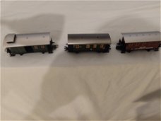 Marklin personen wagons set van 3