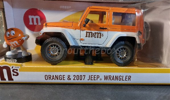 Jeep Wrangler & Orange 2007 1/24 Jada - 0