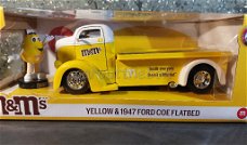 1947 Ford COE flatbed & Yellow 1/24 Jada