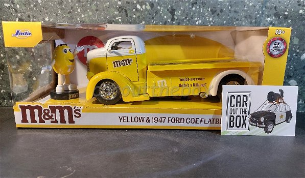 1947 Ford COE flatbed & Yellow 1/24 Jada - 4