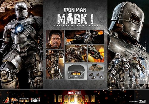 Hot Toys Iron Man Mark I Exclusive MMS605D40B - 2