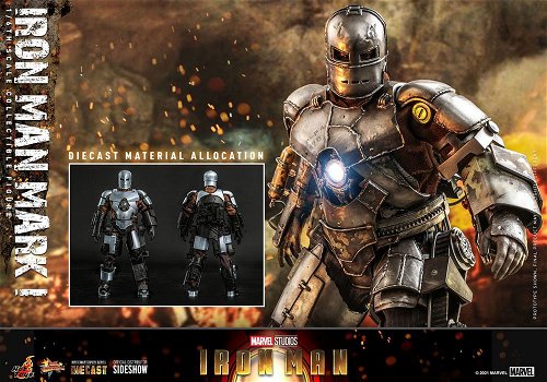 Hot Toys Iron Man Mark I Exclusive MMS605D40B - 3