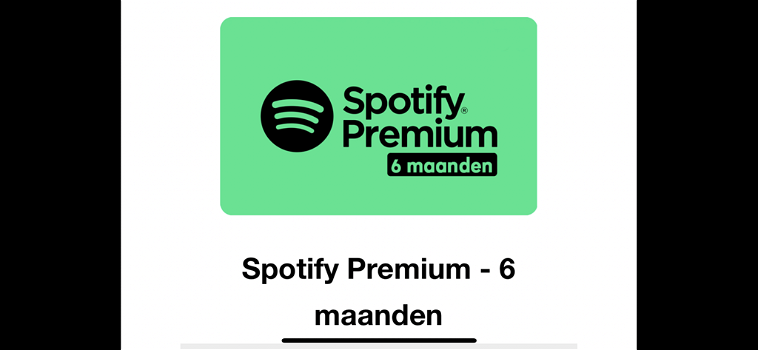 6 maand Premium Spotify - 0