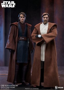 Sideshow Star Wars The Clone Wars Anakin Skywalker Obi-Wan Kenobi set - 6