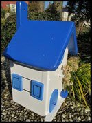 Vogelhuisje in Grieks blauw - 0