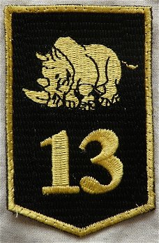 Embleem, Mouw, DT2000, 13 Gemechaniseerde Brigade, KL, vanaf 2000.(Nr.4)
