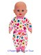 Baby Born Badpopje 32 cm Pyjama bloem/hartjes/multi - 0 - Thumbnail