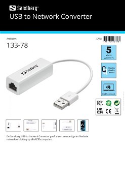 USB to Network Converter flexibele netwerkaansluiting - 2