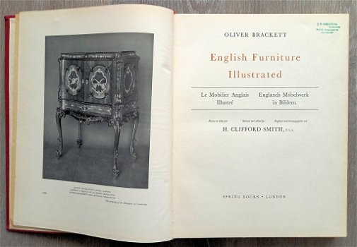English Furniture Illustrated HC Brackett - Engelse meubels - 1