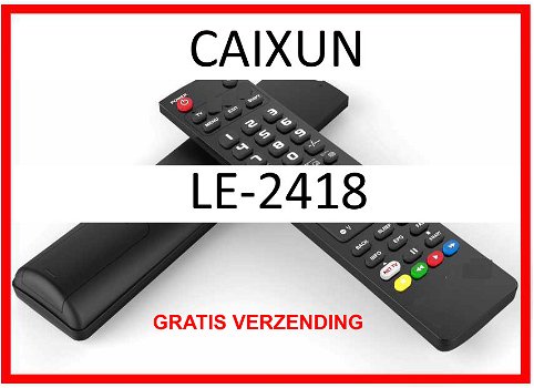 Vervangende afstandsbediening voor de LE-2418 van CAIXUN. - 0