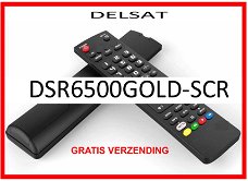 Vervangende afstandsbediening voor de DSR6500GOLD-SCR van DELSAT.