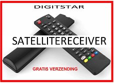 Vervangende afstandsbediening voor de SATELLITERECEIVER van DIGITSTAR.