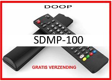 Vervangende afstandsbediening voor de SDMP-100 van DOOP.