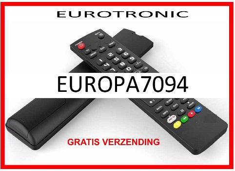 Vervangende afstandsbediening voor de EUROPA7094 van EUROTRONIC. - 0