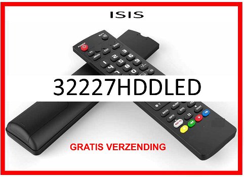 Vervangende afstandsbediening voor de 32227HDDLED van ISIS. - 0