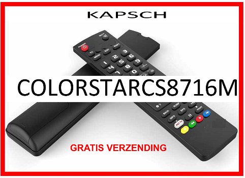 Vervangende afstandsbediening voor de COLORSTARCS8716M van KAPSCH. - 0