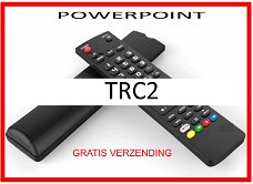 Vervangende afstandsbediening voor de TRC2 van POWERPOINT.