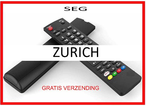 Vervangende afstandsbediening voor de ZURICH van SEG. - 0