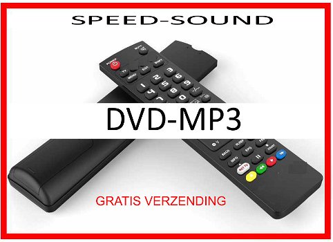 Vervangende afstandsbediening voor de DVD-MP3 van SPEED-SOUND. - 0