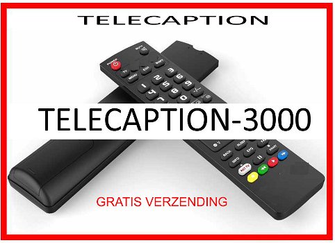 Vervangende afstandsbediening voor de TELECAPTION-3000 van TELECAPTION. - 0