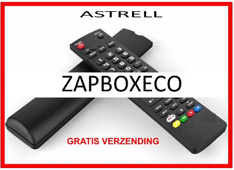 Vervangende afstandsbediening voor de ZAPBOXECO van ASTRELL. - 0