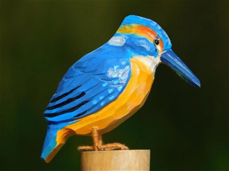 ijsvogel van hout , ijsvogel - 0